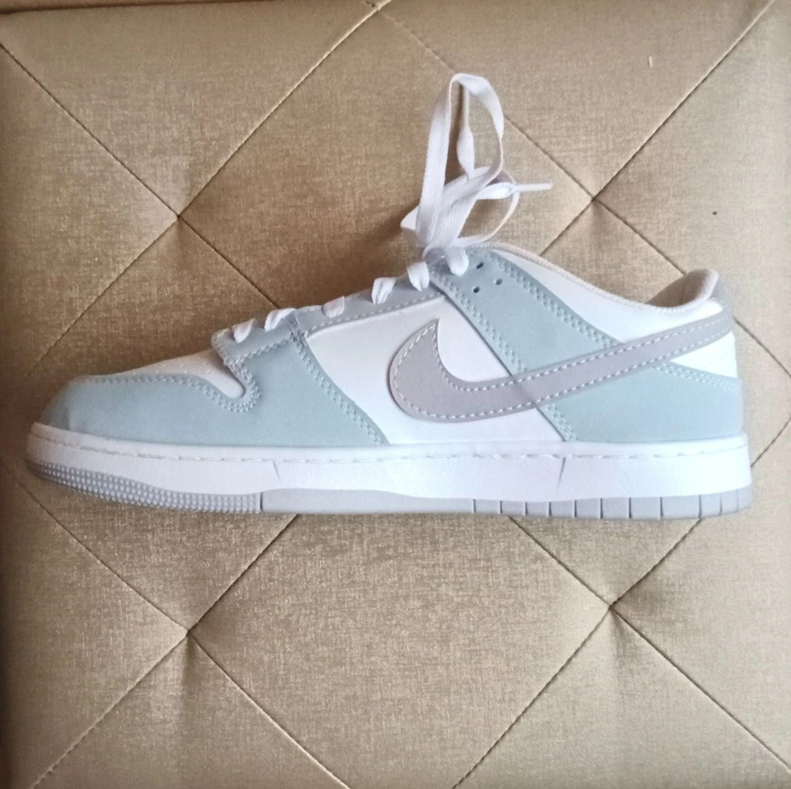 Nike Dunk Low sneakers maat 42 nieuw blauw en wit zonder labels – photo 2